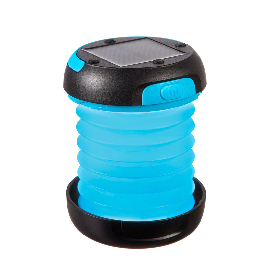 Blue Solar Firefly Lantern, 4"