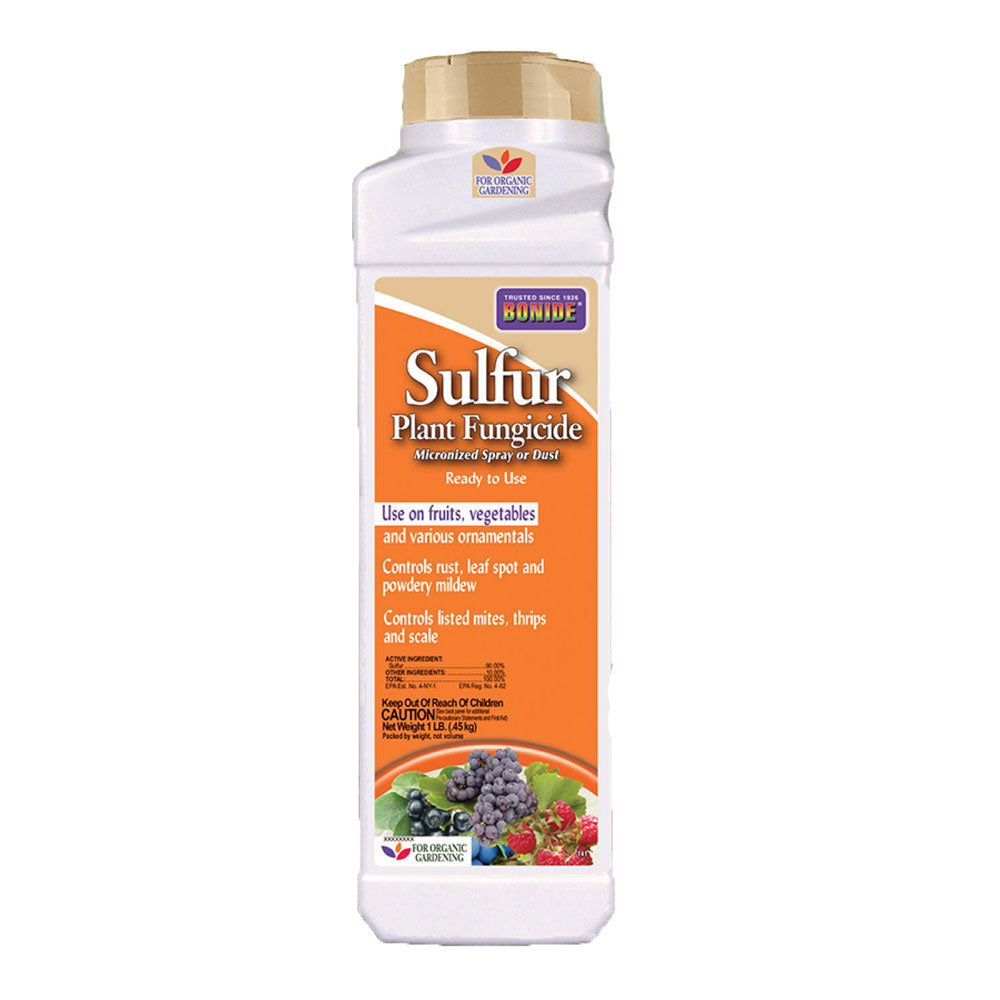 Bonide Sulfur Plant Fungicide Dust, 1 lb.