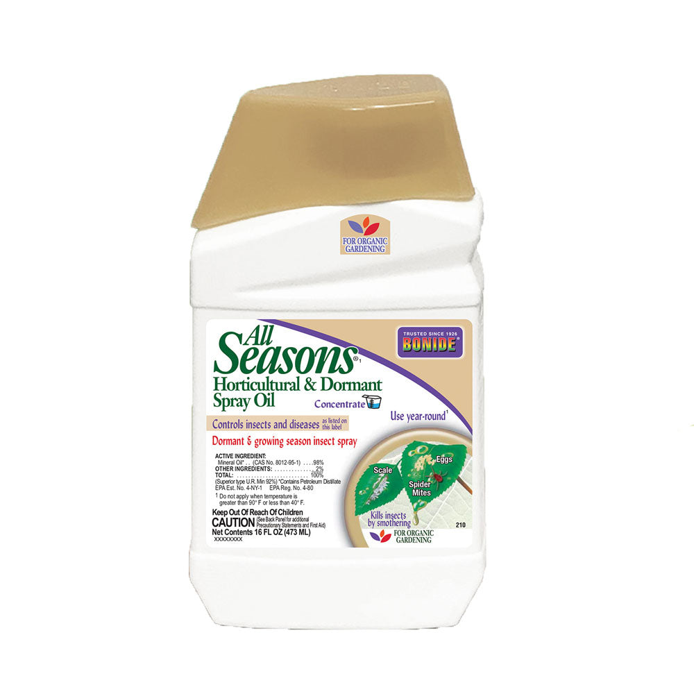 Bonide All Seasons Horticultural Oil, 1 Pint