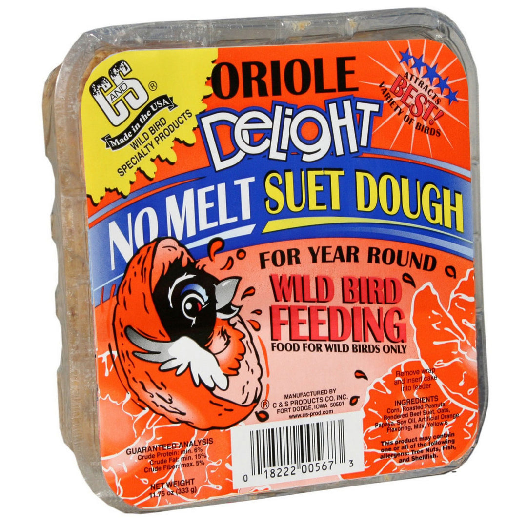 Oriole Delight No Melt Suet Dough, 11.75 oz.
