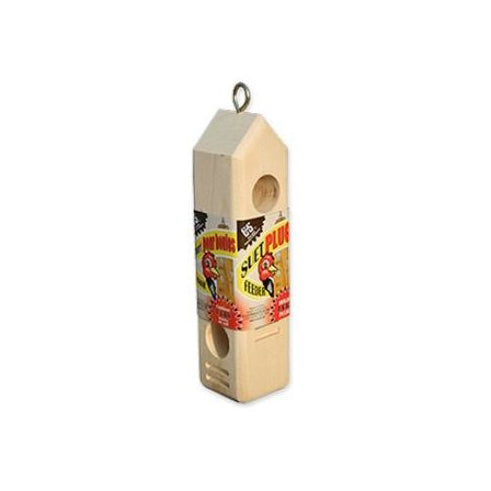Wooden Suet Plug Feeder, 12.75"