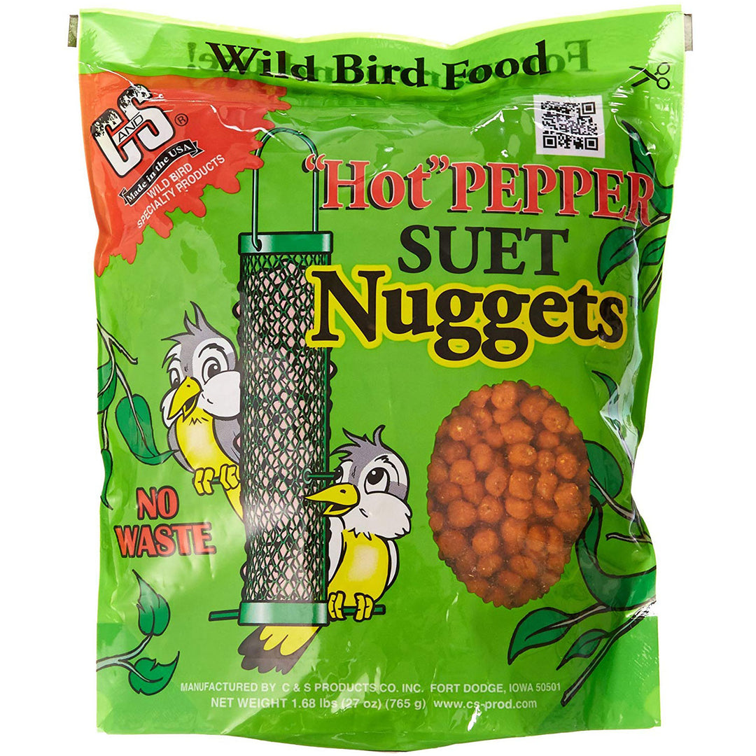 Hot Pepper Suet Nuggets Wild Bird Food, 27 oz.