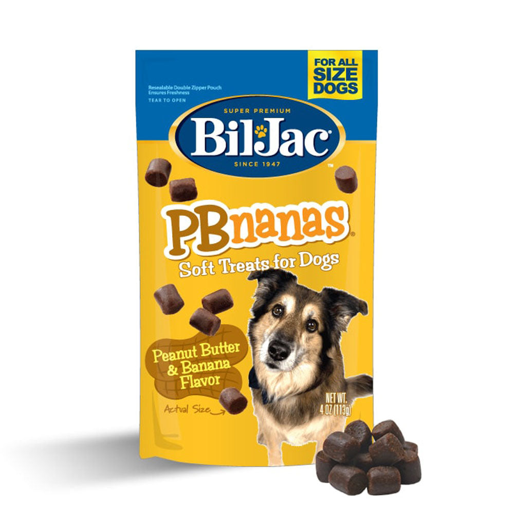 Bil-Jac PB-Nanas Dog Treats, 4oz.