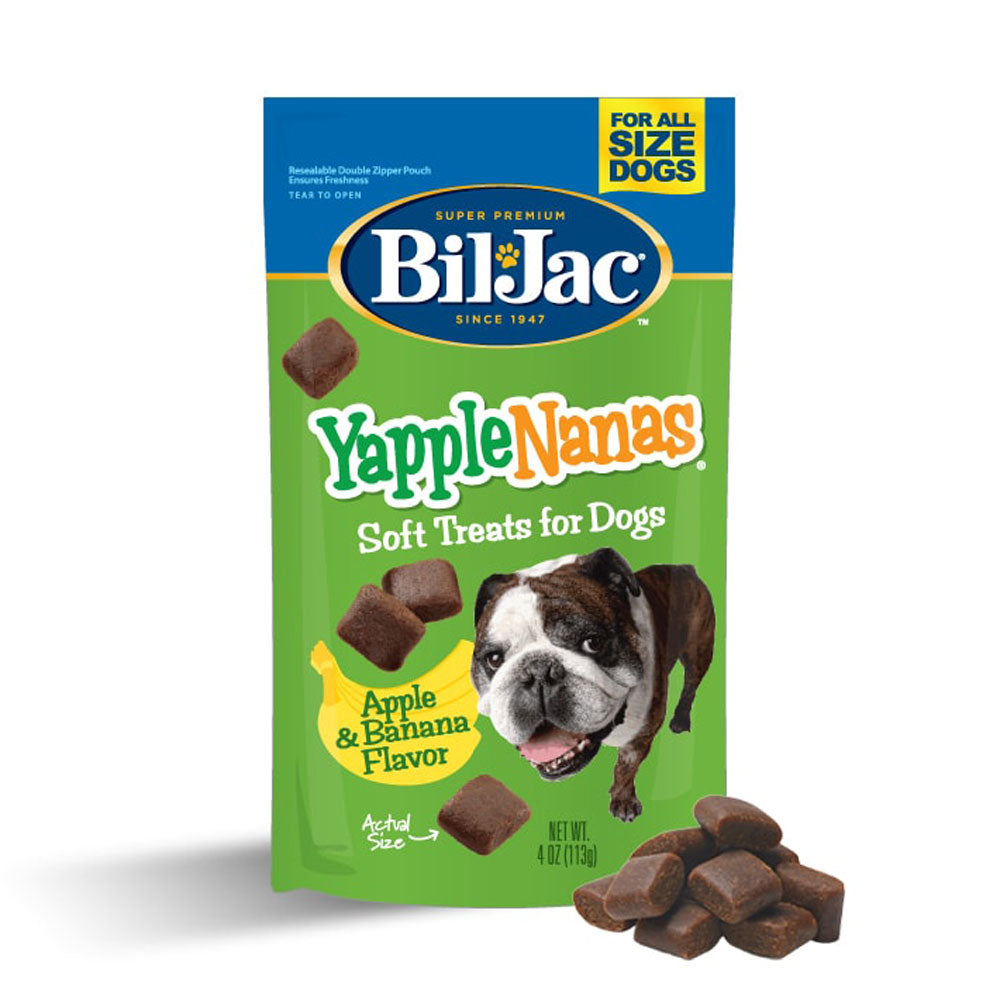 Bil-Jac Yapple-Nanas Dog Treats, 4oz.