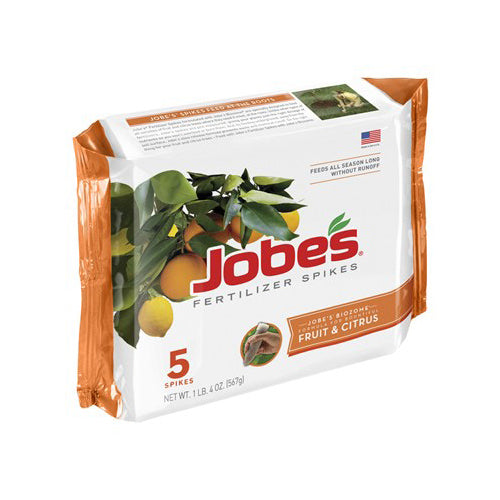 Jobe's Fertilizer Spikes for Fruit & Citrus Trees, 5 Pack