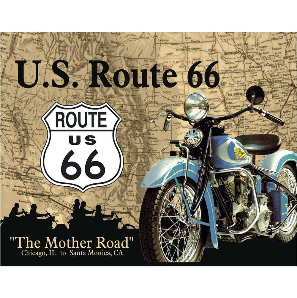Desperate Enterprises, Mother Road Route 66 Metal Sign