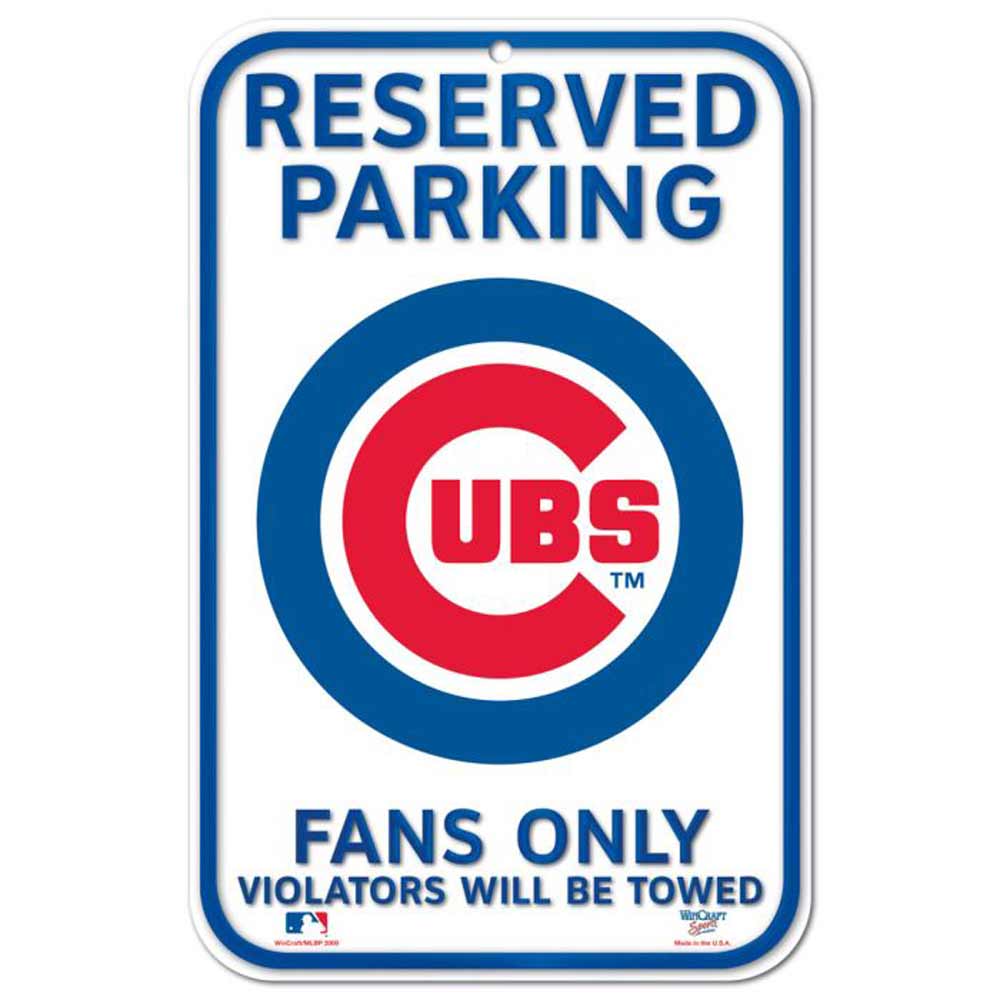 WinCraft, Chicago Cubs, Reserved Parking Sign