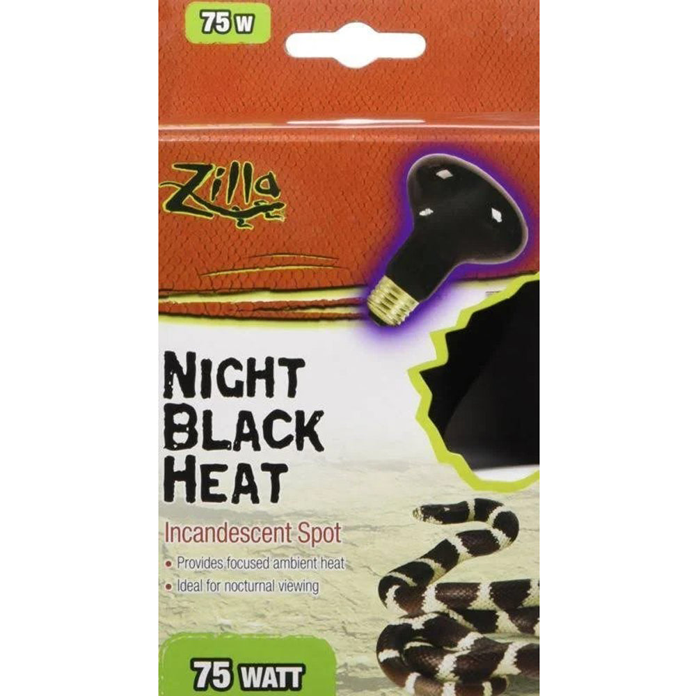 Zilla, Incandescent Spot Black Bulb, 75W