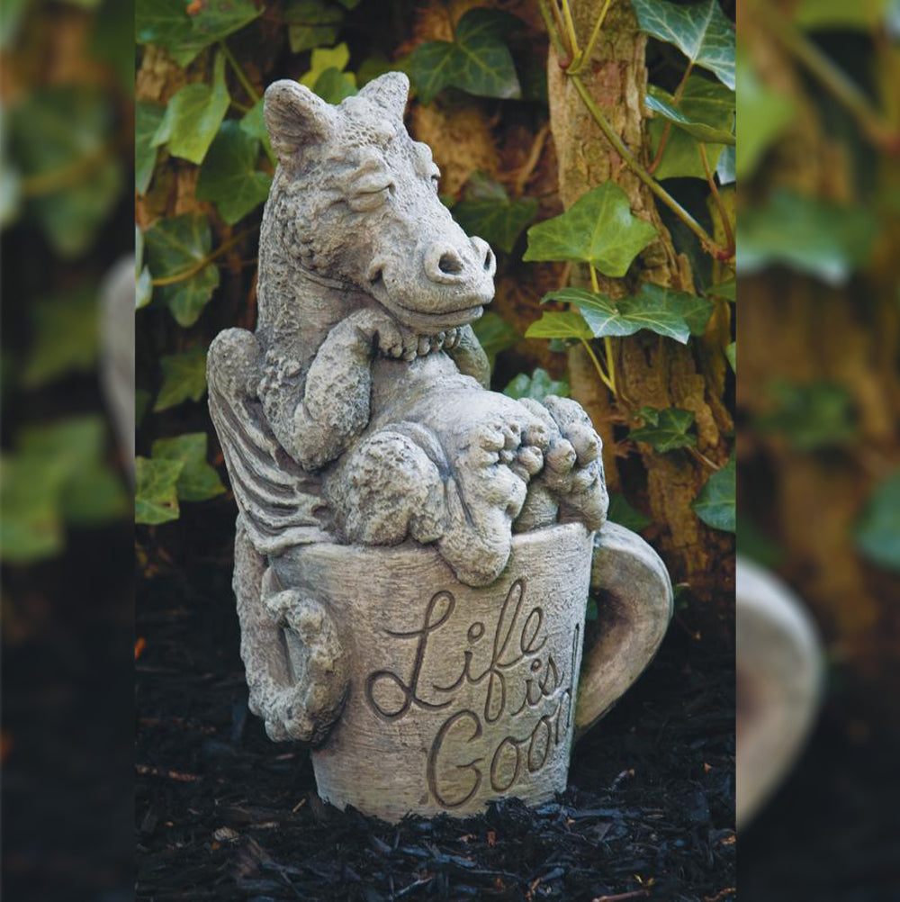 Massarelli's, Mohna the Dragon Garden statue