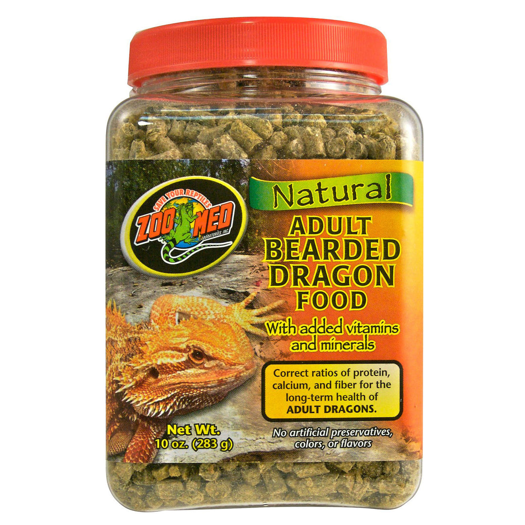 Zoo Med Natural Adult Bearded Dragon Food, 10 oz.