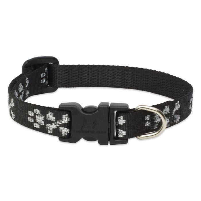 Lupine Dog Collar, 1/2" Wide, 6"-9" Adjustable Neck, Lil Bling