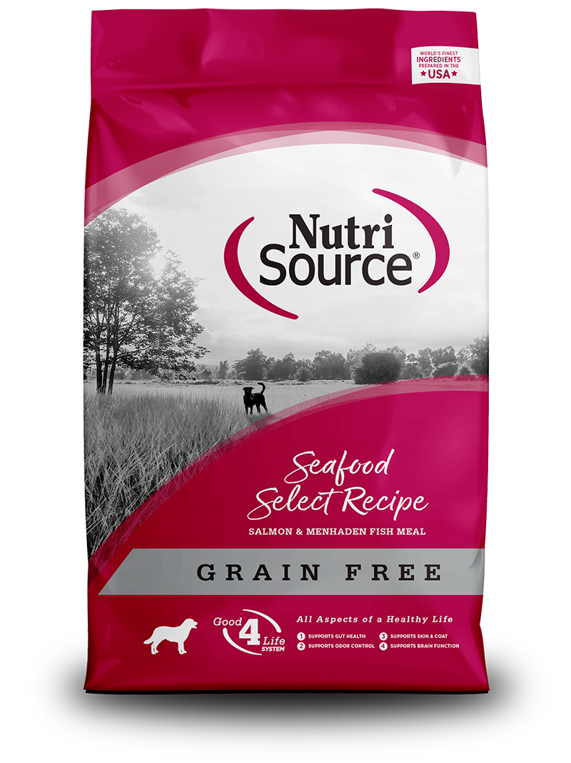 NutriSource Grain-Free Seafood Select Dry Dog Food, 5 lbs.