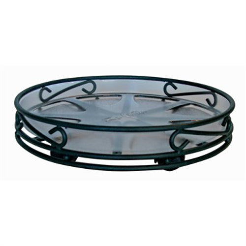 River North Low Profile Black Plant Caddy, 17"