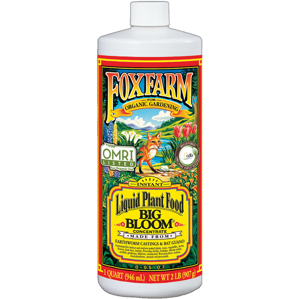 FoxFarm Big Bloom Liquid Plant Food, 1-Quart