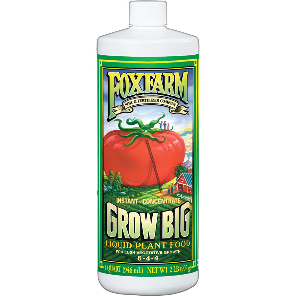 FoxFarm Grow Big Liquid Plant Food, 1-Quart