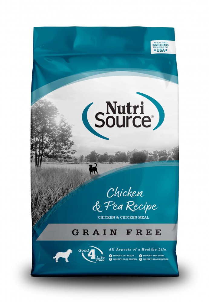 NutriSource Chicken and Pea Formula, 30 lbs