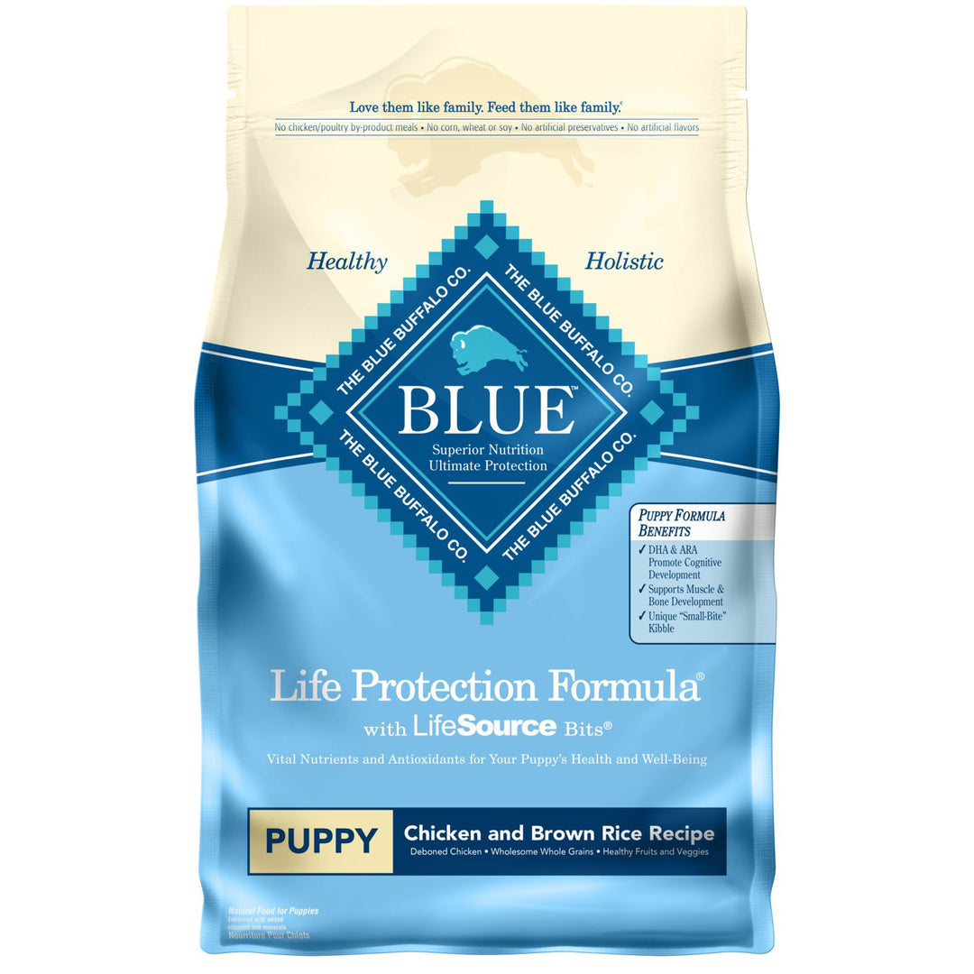 Blue Buffalo Puppy Chicken & Rice Recipe Dog Food, 6 LB