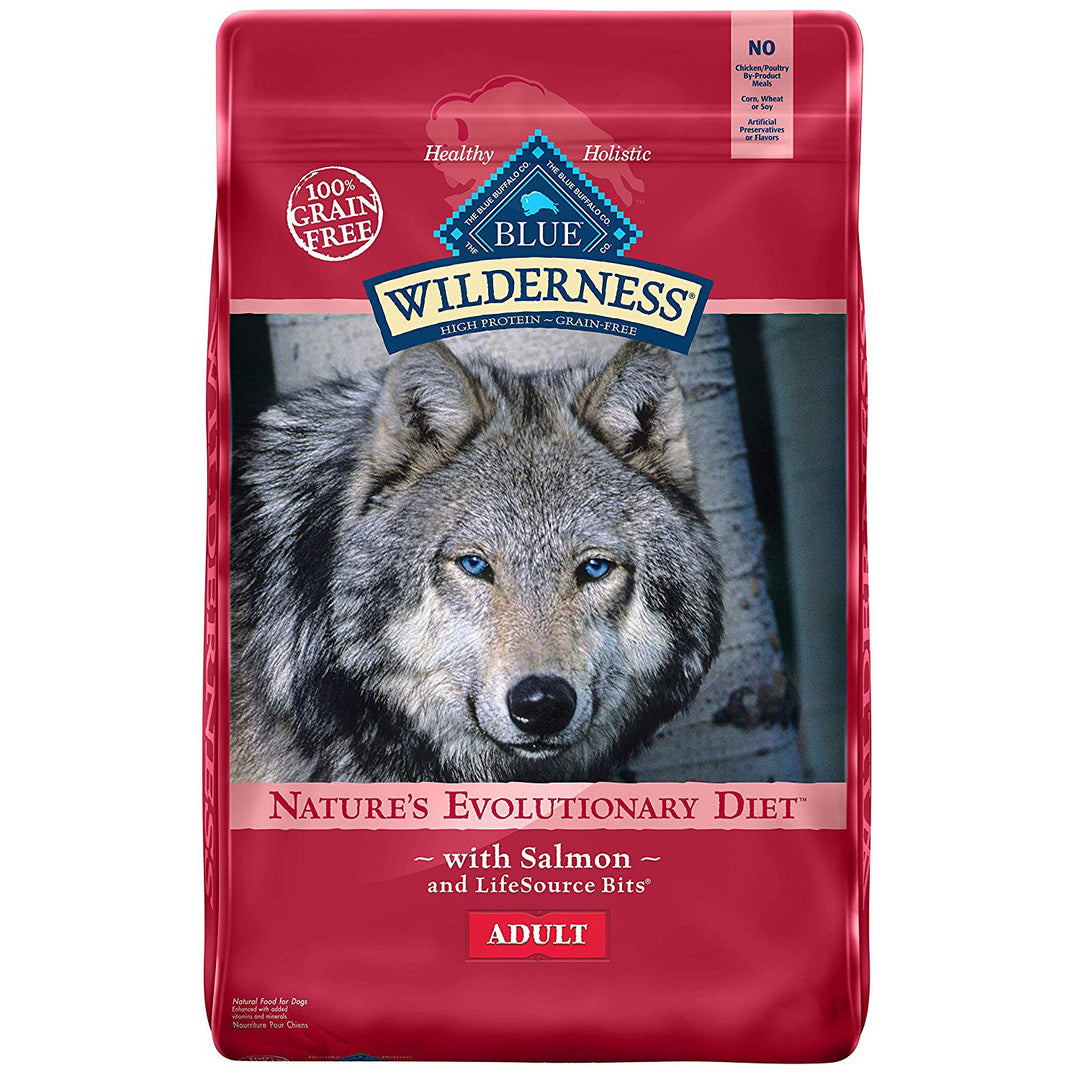 Blue Buffalo Wilderness Salmon Recipe Adult Dog Food, 24 LB