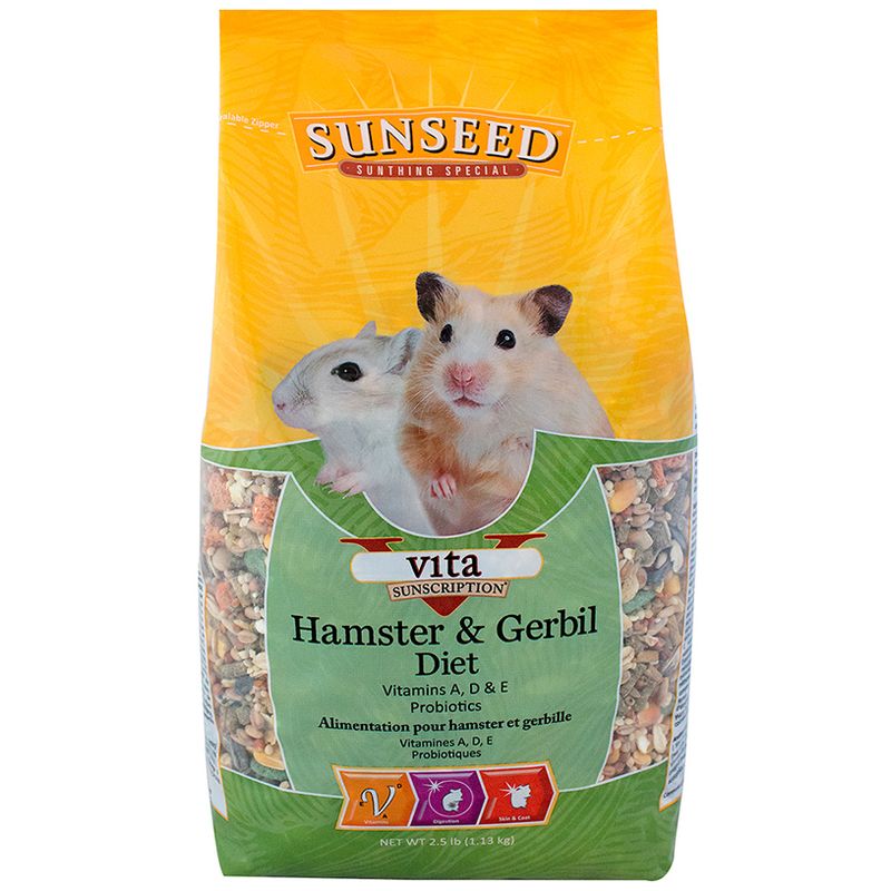 Sunseed Vita Sunscription Hamster & Gerbil Diet, 2.5 lb