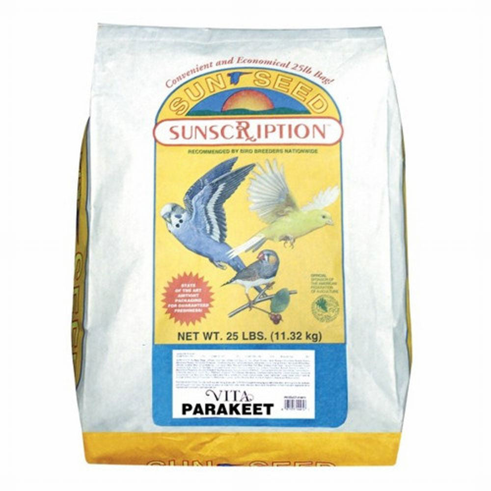 Sunseed, Vita Sunscription Parakeet, 25 lb.