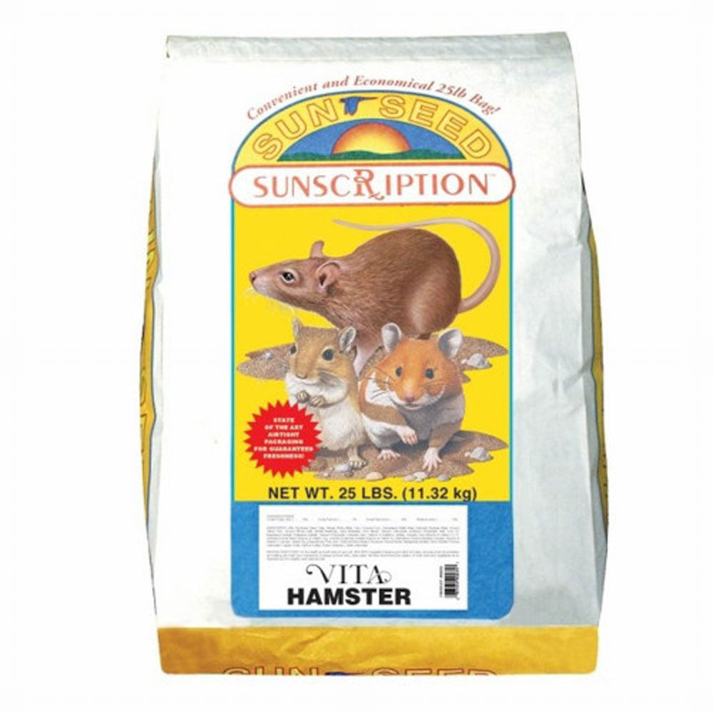 Sunseed, Vita Sunscription Hamster, 25 lb.