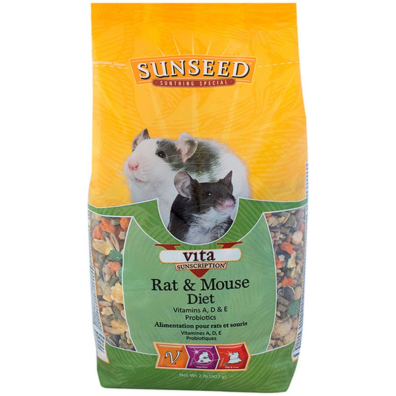 Sunseed Vita Sunscription Rat & Mouse Diet, 25 lb