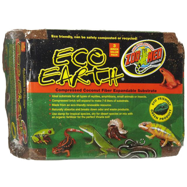 Zoo Med Eco Earth Bedding, 3 Pack