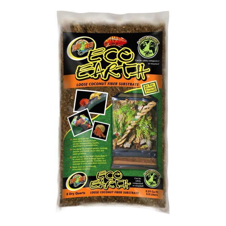 Zoo Med Eco Earth Loose Coconut Fiber Substrate, 24 QT.