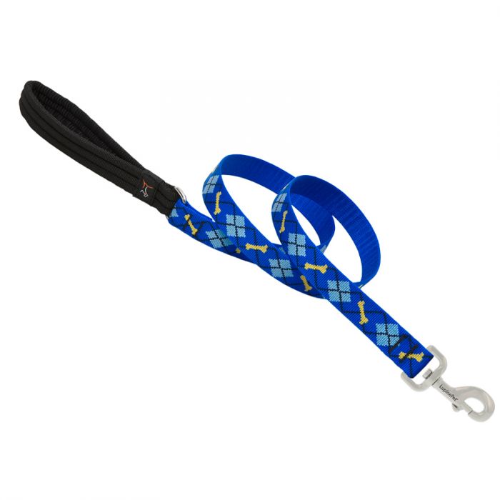 Lupine Dog Leash, 1" Wide, 6' Lead, Dapper Dog