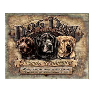 DOG DAY ACRES METAL SIGN