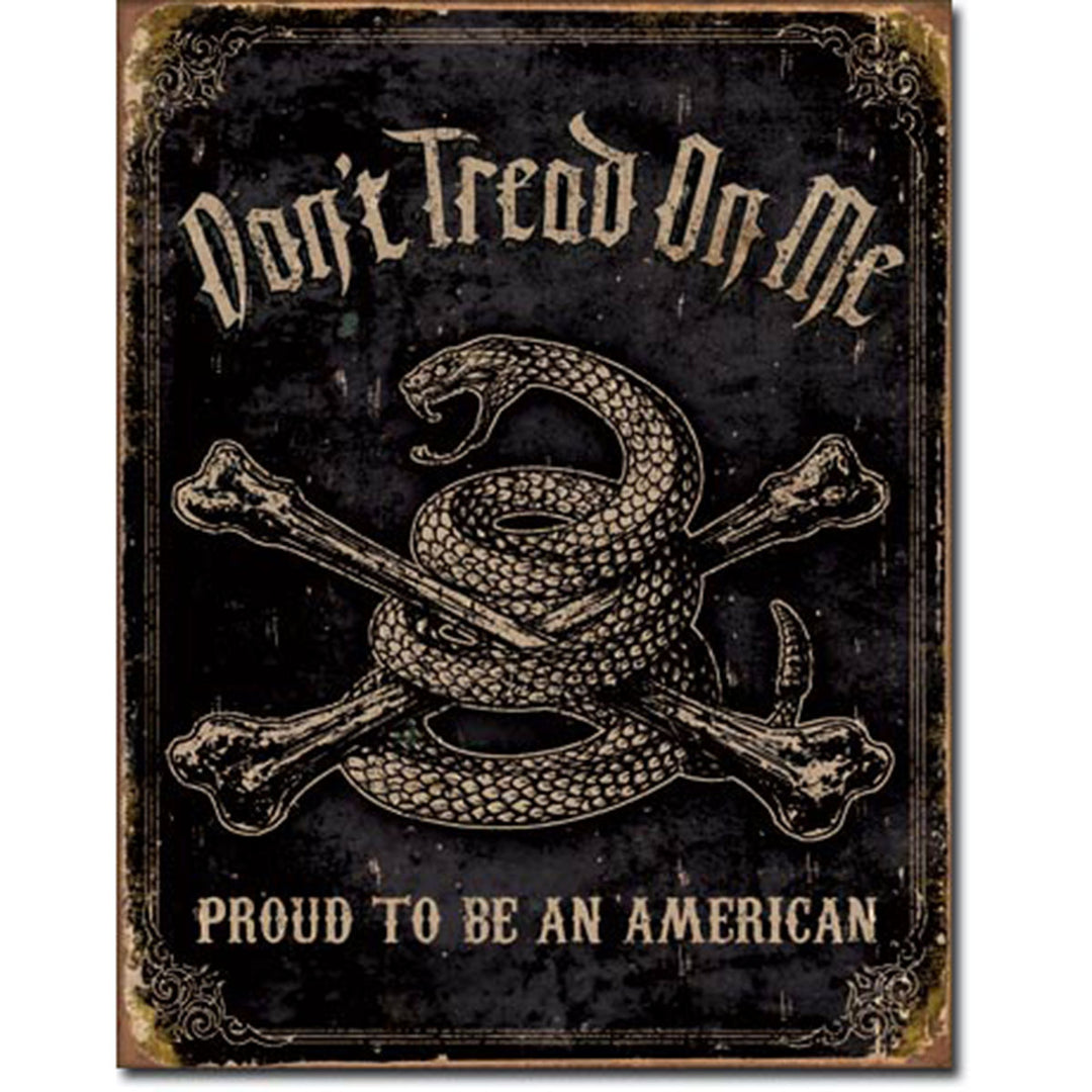 DTOM - Proud American Tin Sign