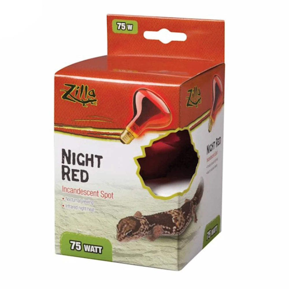 Zilla, Incandescent Red Spot Bulb, 75W