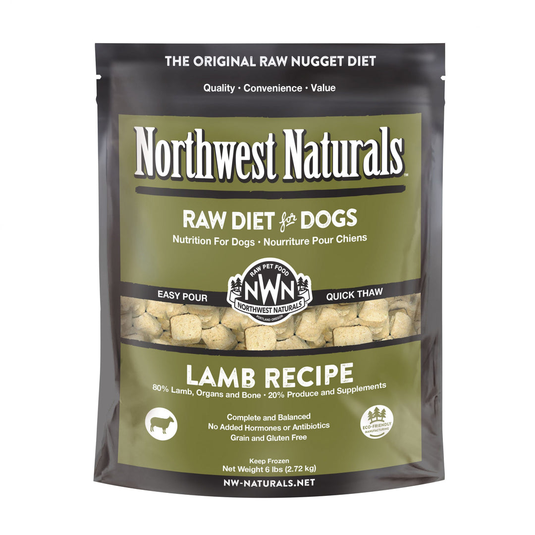 Northwest Naturals Frozen Lamb Nuggets, 6 lb