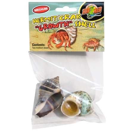 Hermit Crab Growth Shells, Medium, 2-Pack