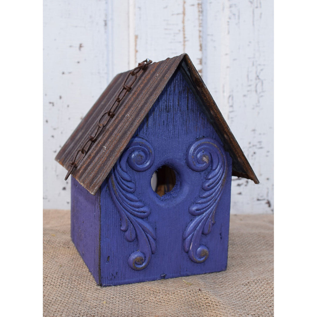 Nature Creations Rustic Barnboard Birdhouse, Small #32 (Colors May Vary)