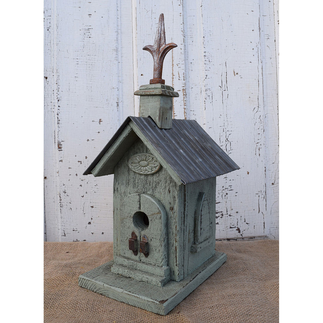 Nature Creations Rustic Barnboard Birdhouse, Medium #36 (Colors May Vary)