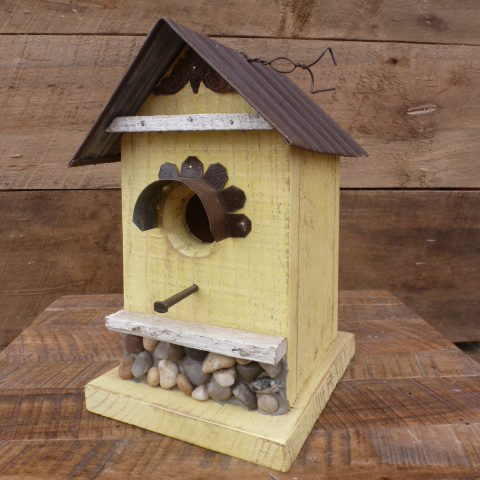 Nature Creations Rustic Barnboard Birdhouse Small #55
