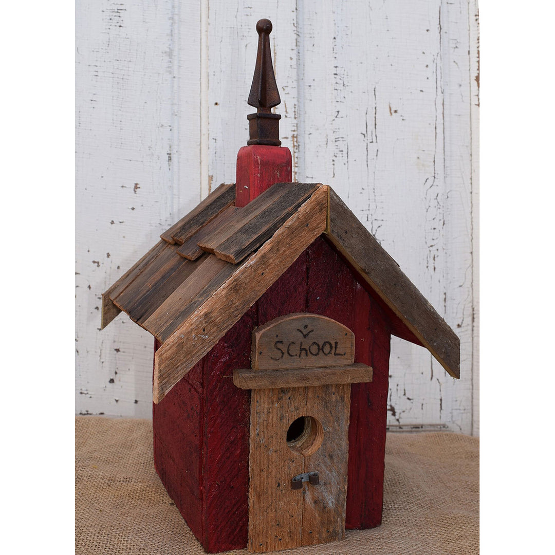 Nature Creations Rustic Barnboard Birdhouse, Medium #37 (Colors May Vary)