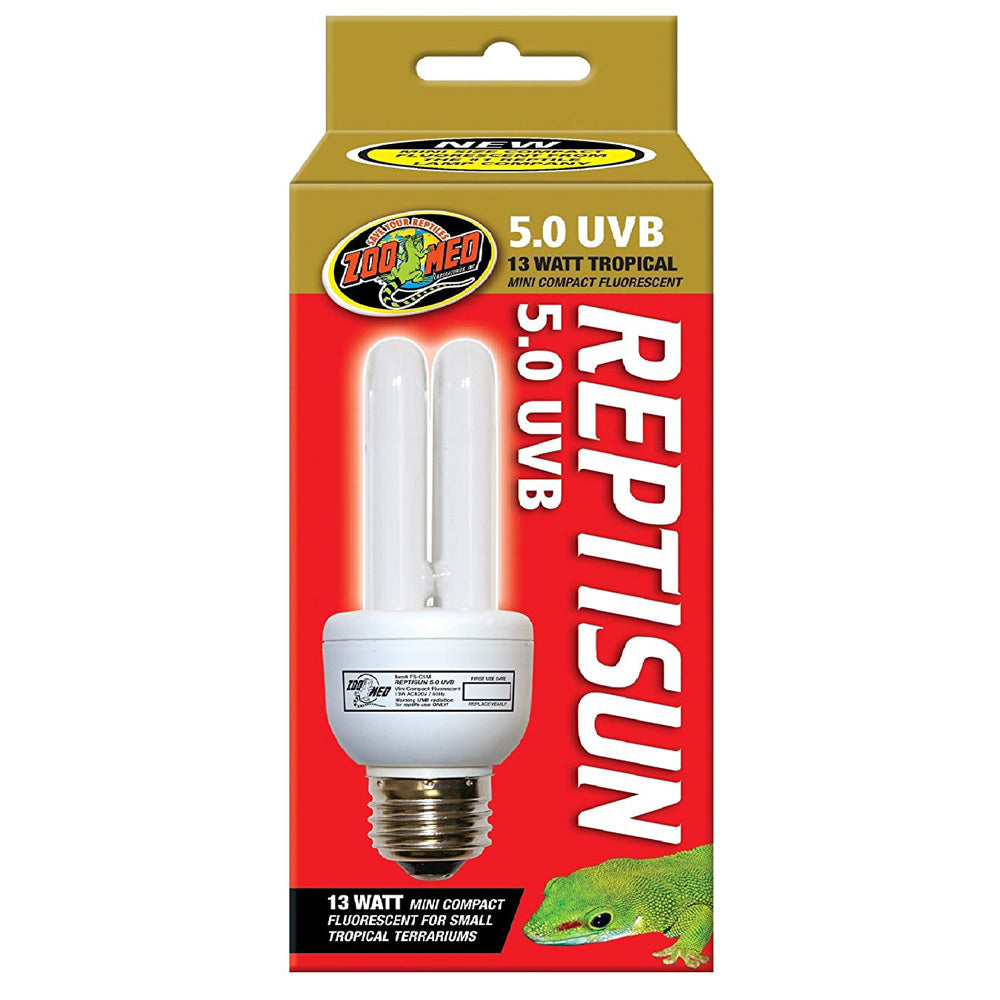 ReptiSun® 5.0 Mini Compact Fluorescent Bulb, 13 Watt