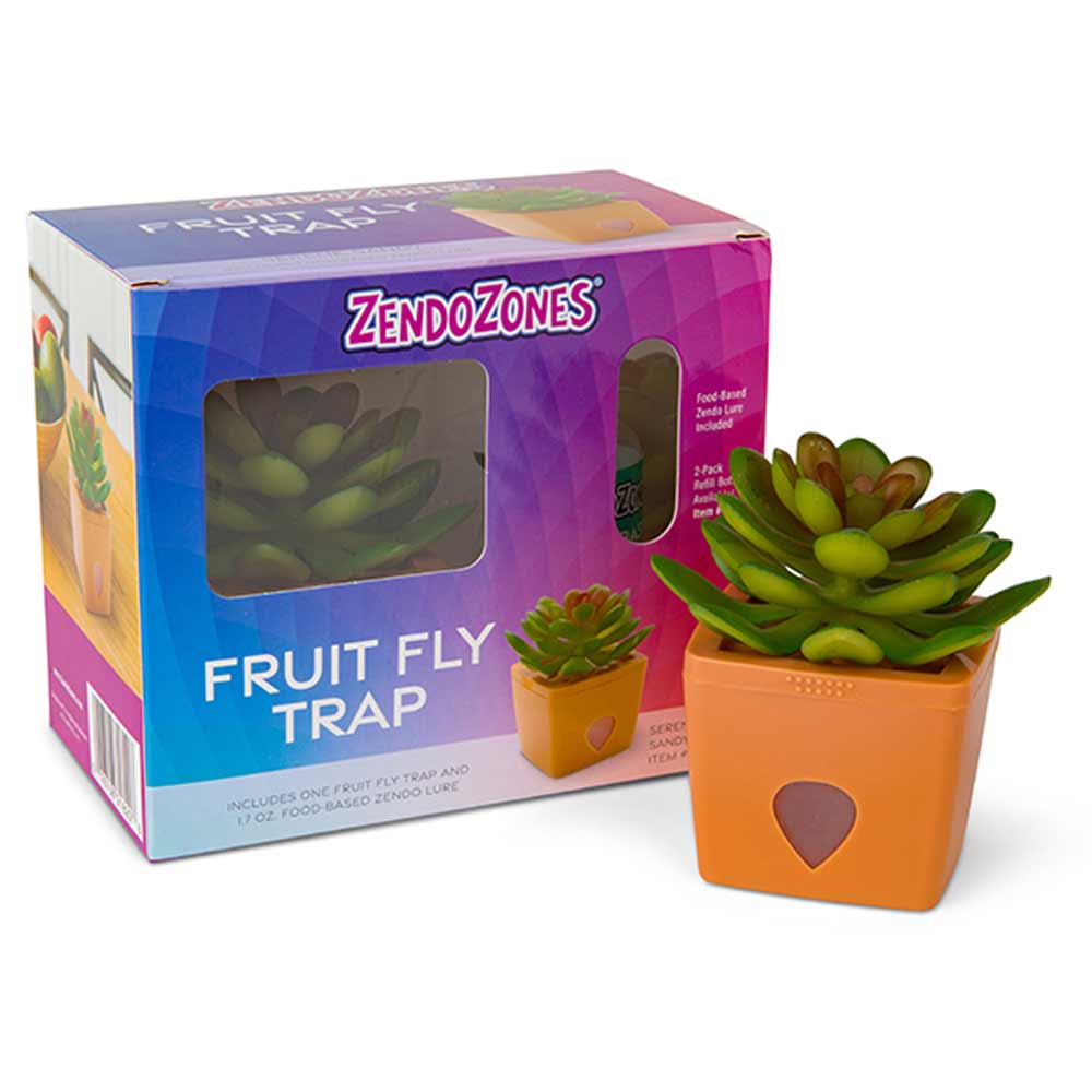 ZendoZones, Serene Sandy Terracotta Fruit Fly Trap