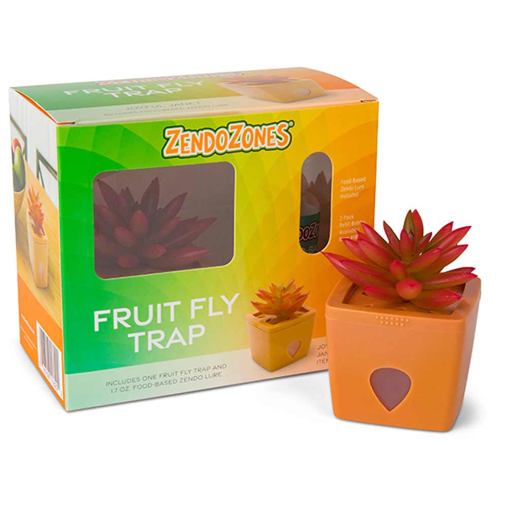 ZendoZones, Joyful Janet, Terracotta Fruit Fly Trap