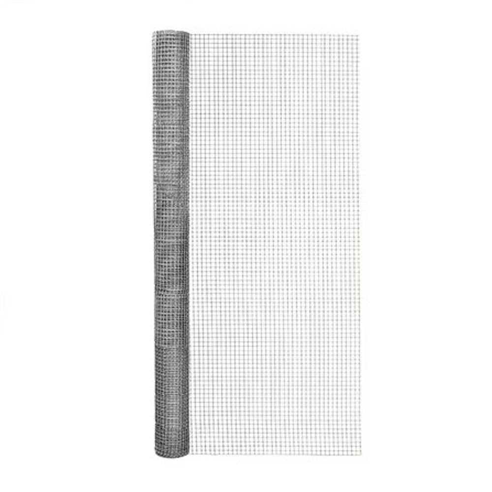 Garden Zone, 24 in x 5 ft Hardware Cloth, 1/4 in Square Mesh Weave, 23 Wire Gauge