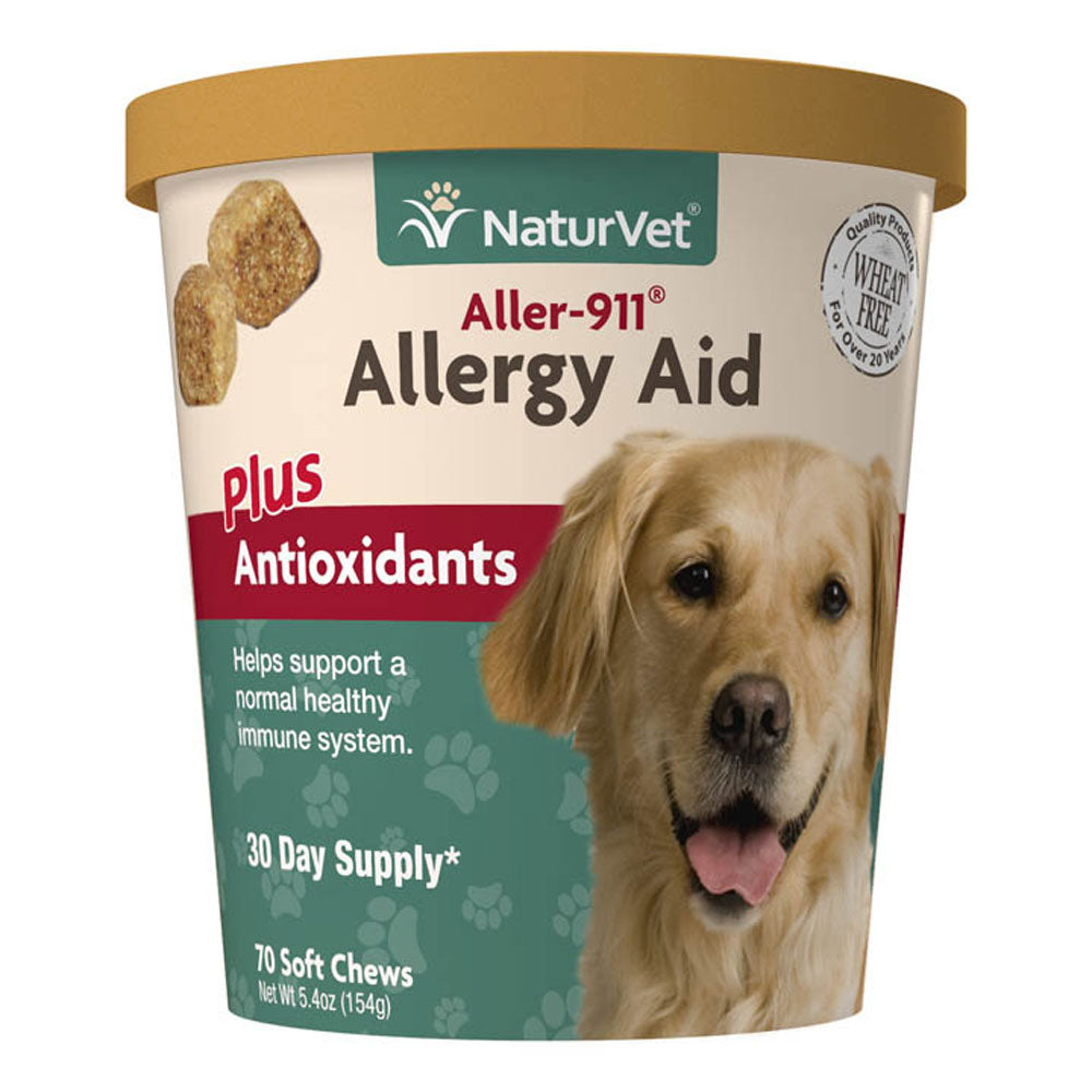 Naturvet Aller-911 Allergy Aid Soft Chews, 70 CT