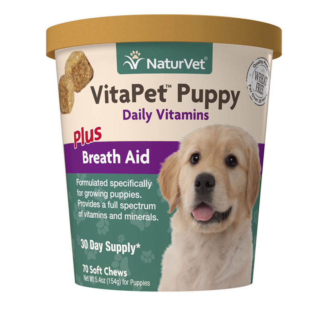 Naturvet VitaPet Puppy Daily Vitamins Soft Chews, 70 CT