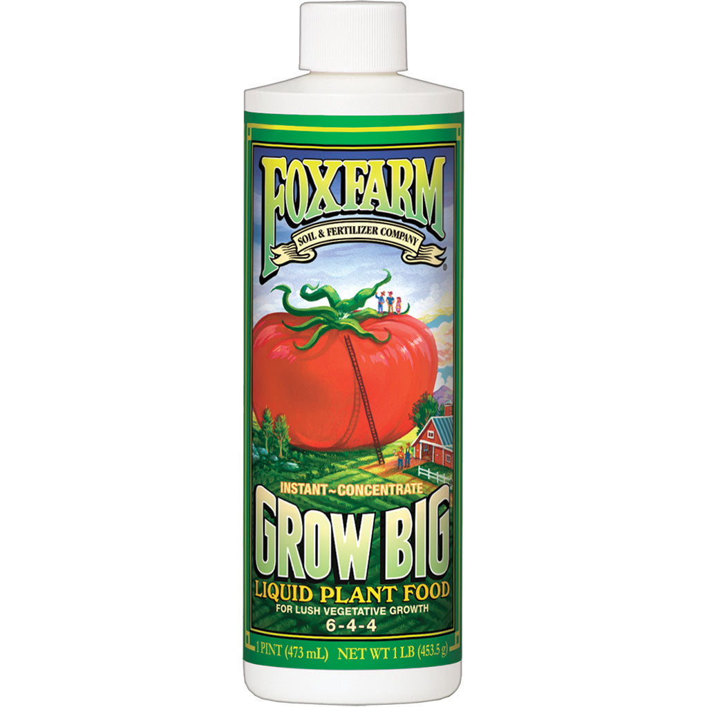 FoxFarm Grow Big Liquid Plant Food, 1-Pint