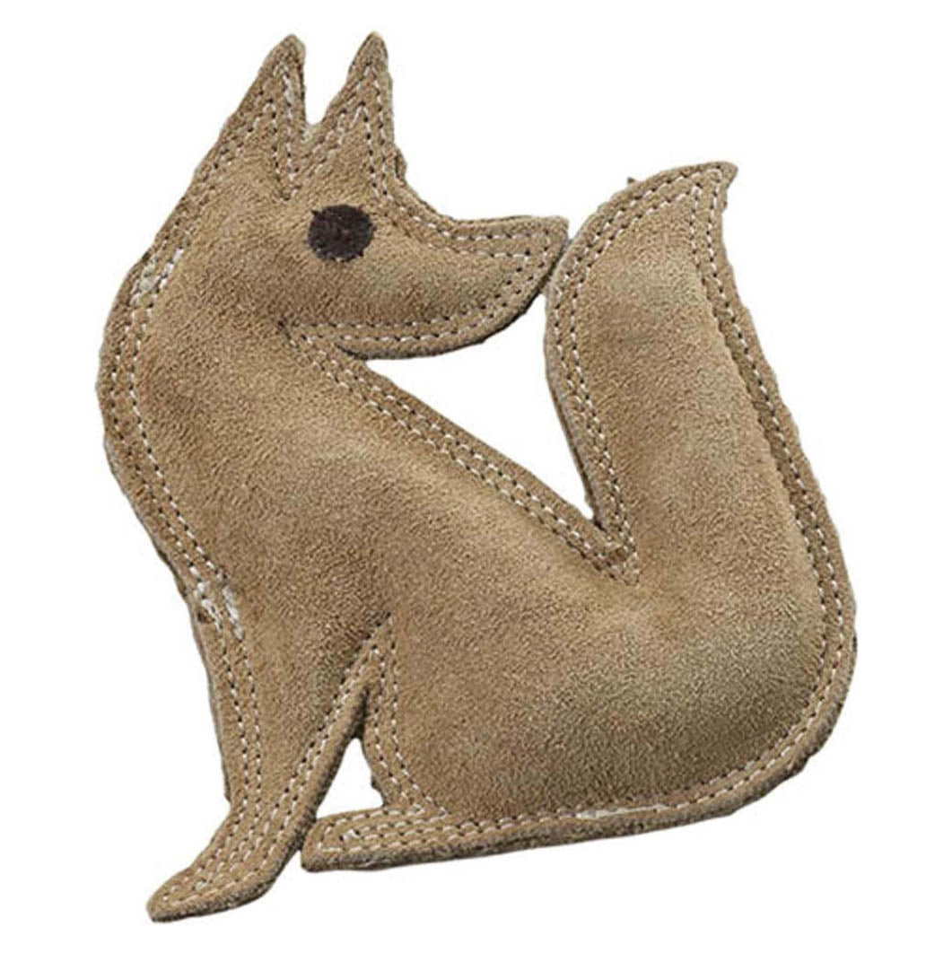 Spot Dura-Fused Leather Fox Dog Toy, Small Size
