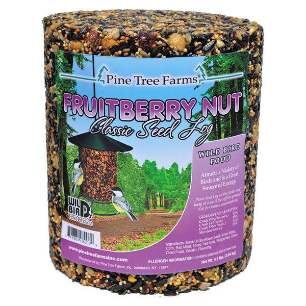 Pine Tree Farms Fruitberry Nut Seed Log, 68 oz.