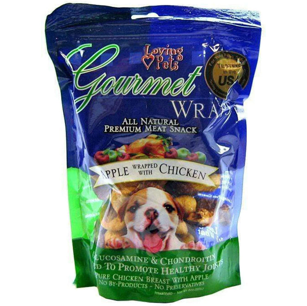 Loving Pet, Gourmet Apple & Chicken Wraps, 6 oz.