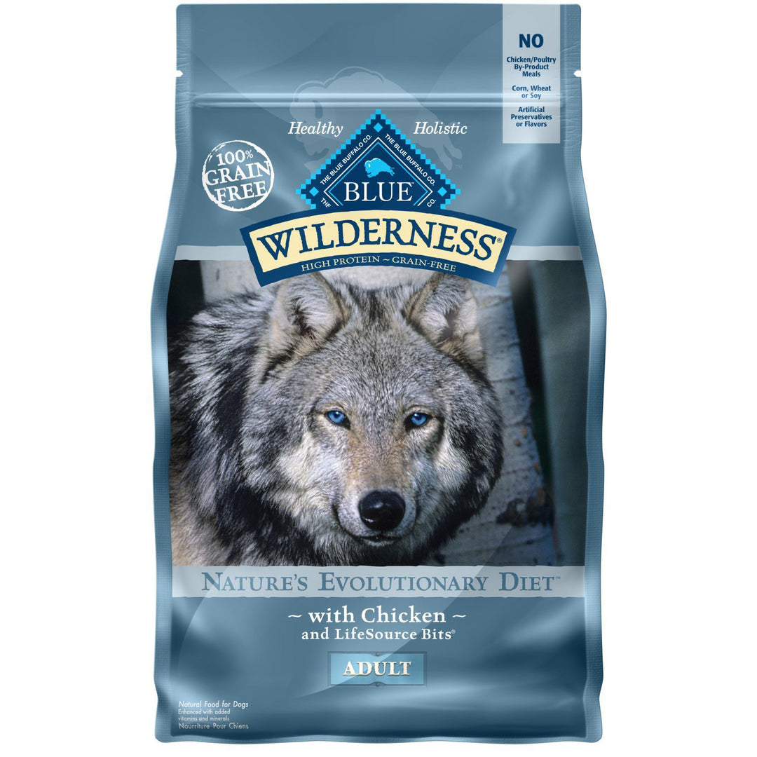 Blue Buffalo Wilderness Chicken Recipe Adult Dog Food, 4.5 LB