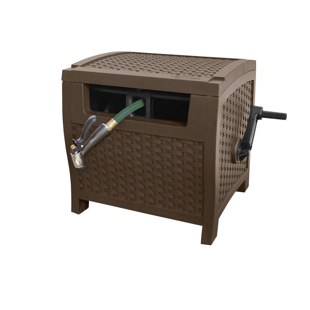 Suncast 175' Brown Wick Garden Hose Storage
